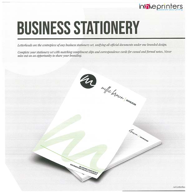 Business Stationery Local Waltham Cross & Enfield Printers Inkhive Printers