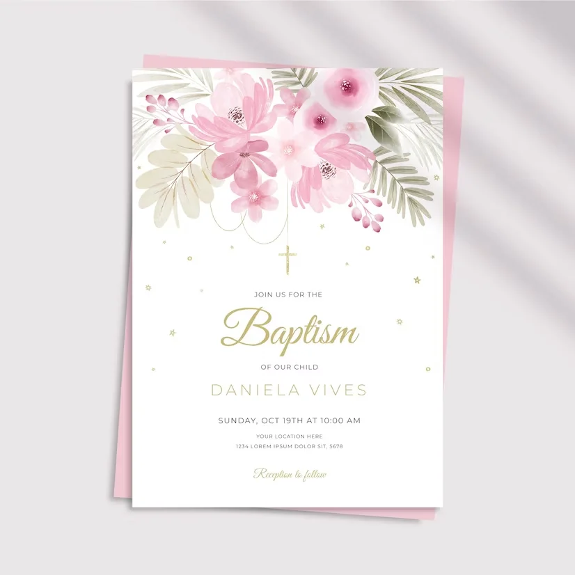 baptism invitations london