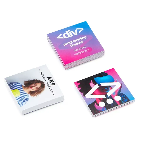 square business cards