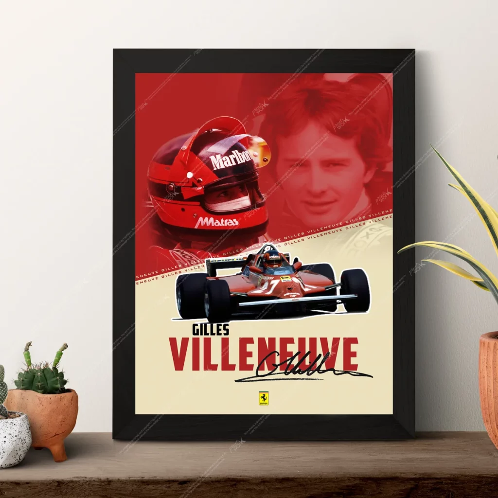 a1 gilles villeneuve poster