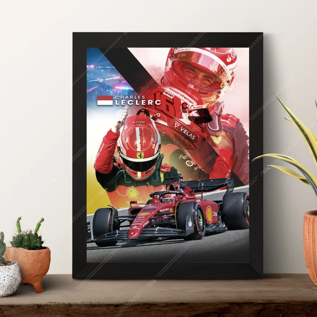 a1 charles leclerc poster rising talent