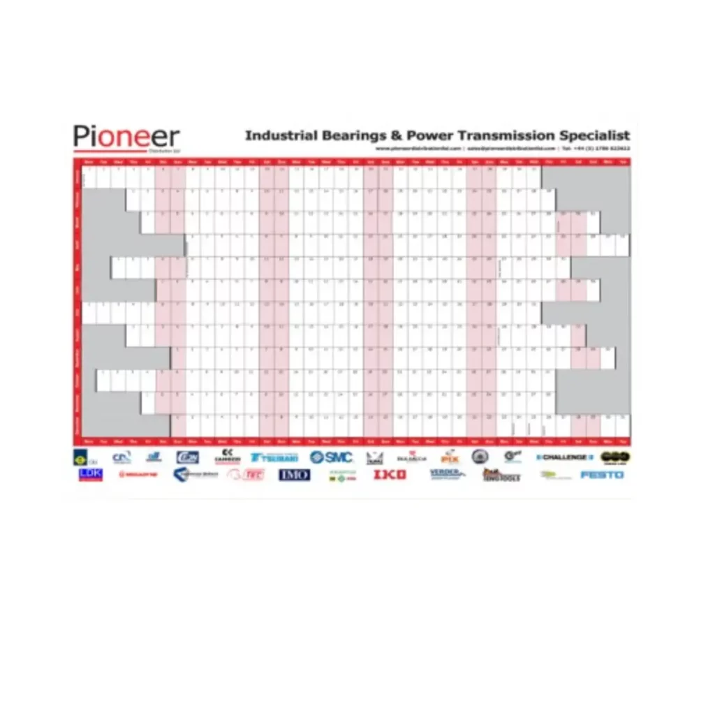 branded wall planners professional touch