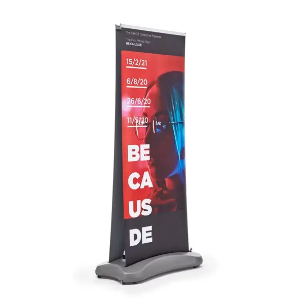 double sided outdoor roll up