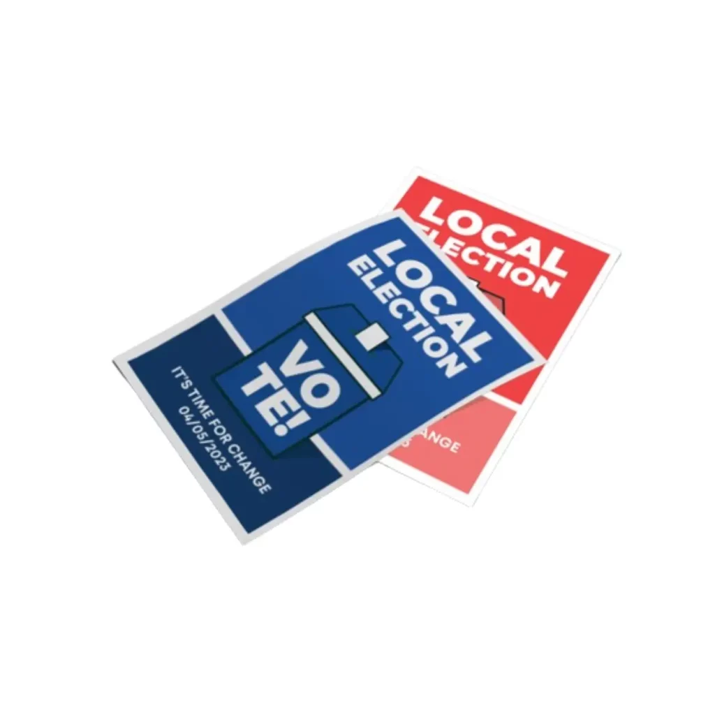 election leaflets effective distribution