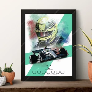 lewis hamilton poster record breaker