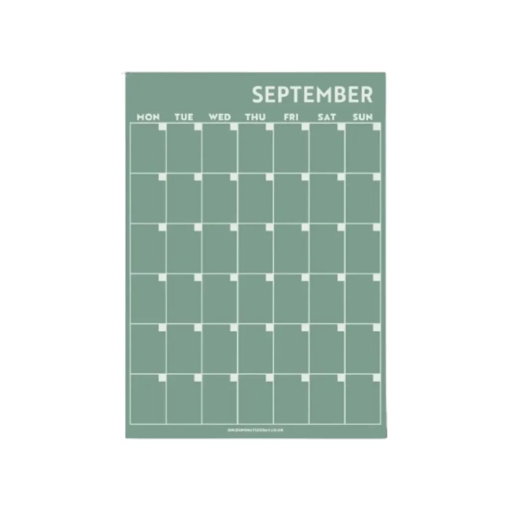 monthly wall planners track deadlines