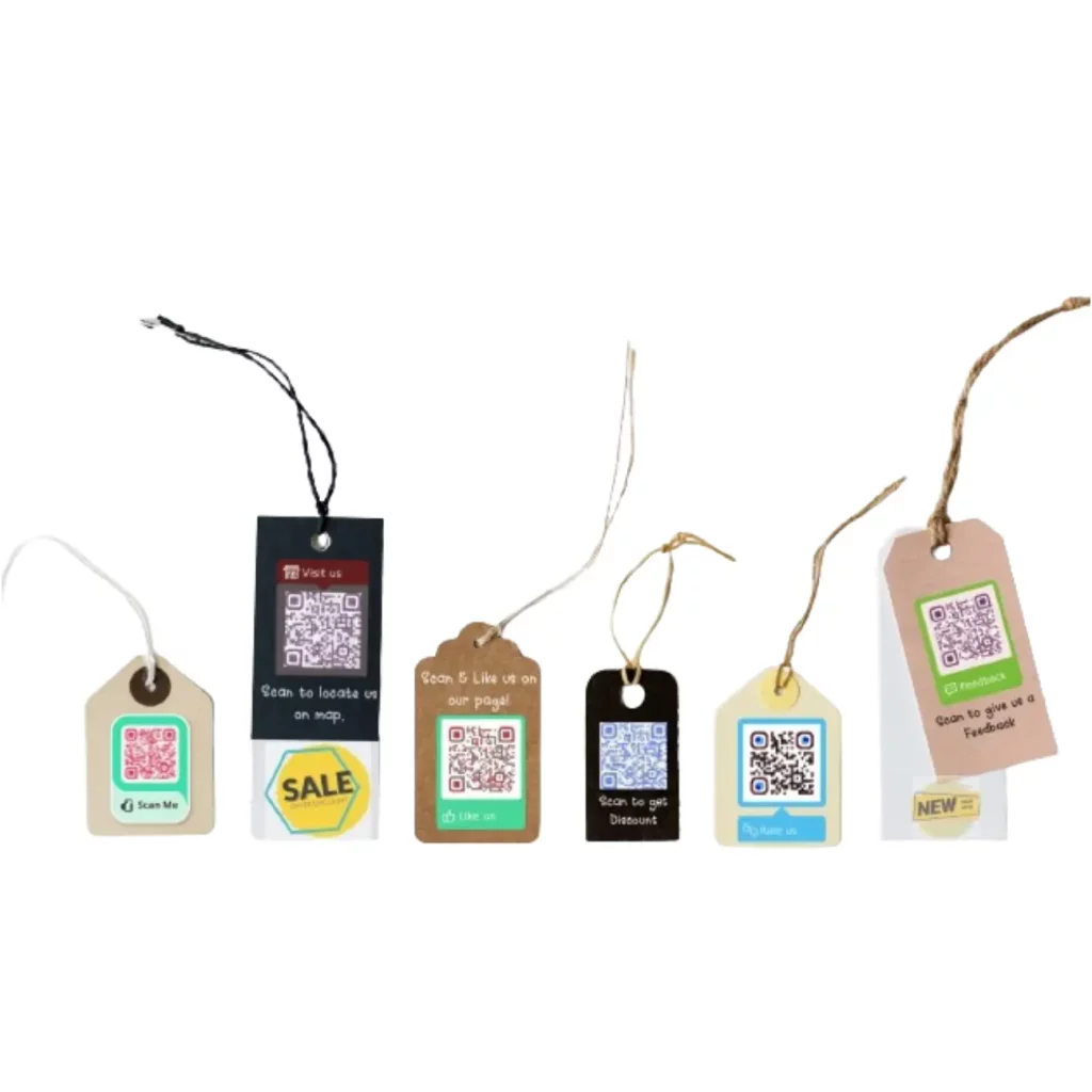 neck labels with qr codes interactive experience