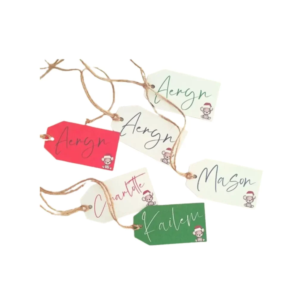 professional gift tags