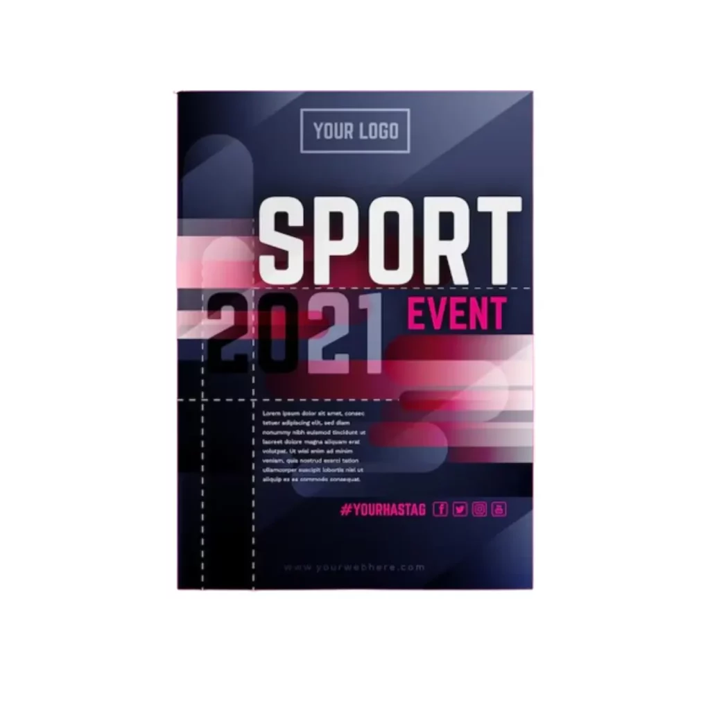 sports event blueback posters