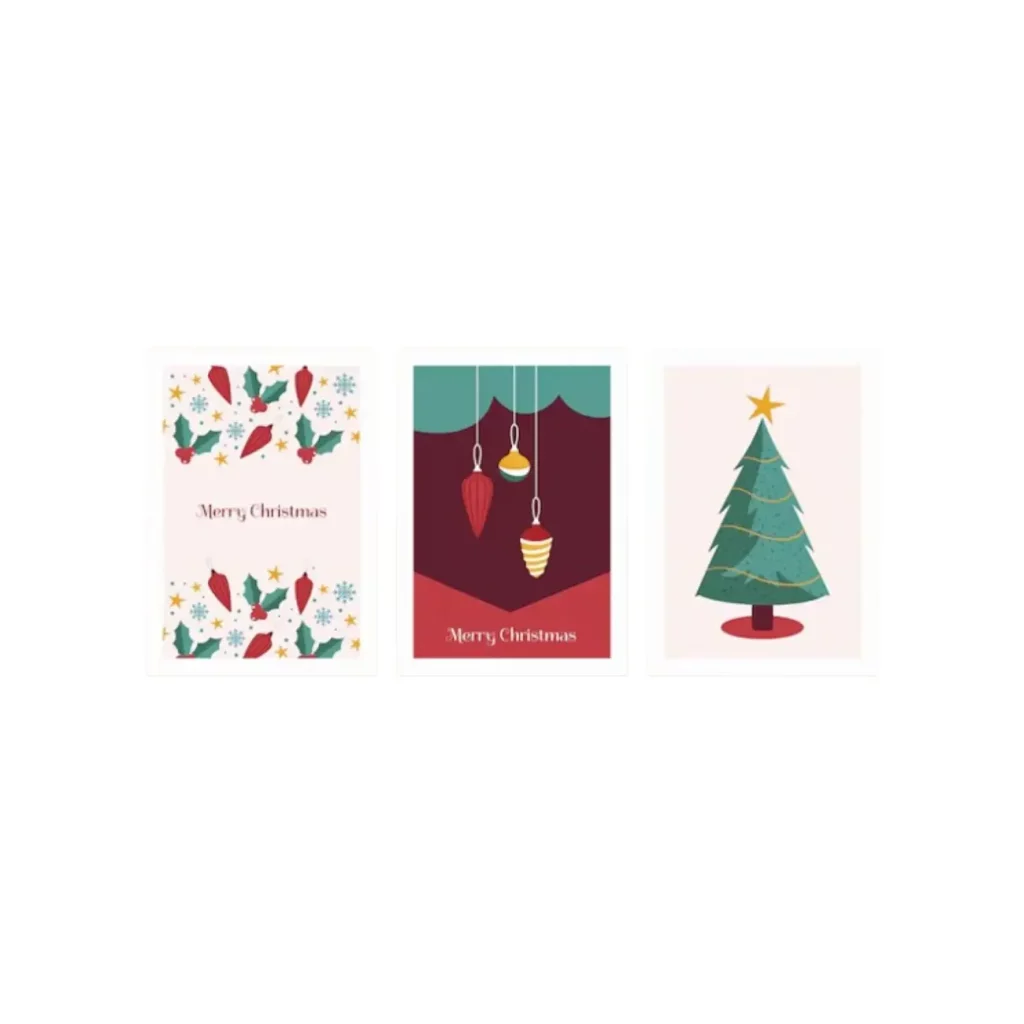 traditional christmas cards classic designs