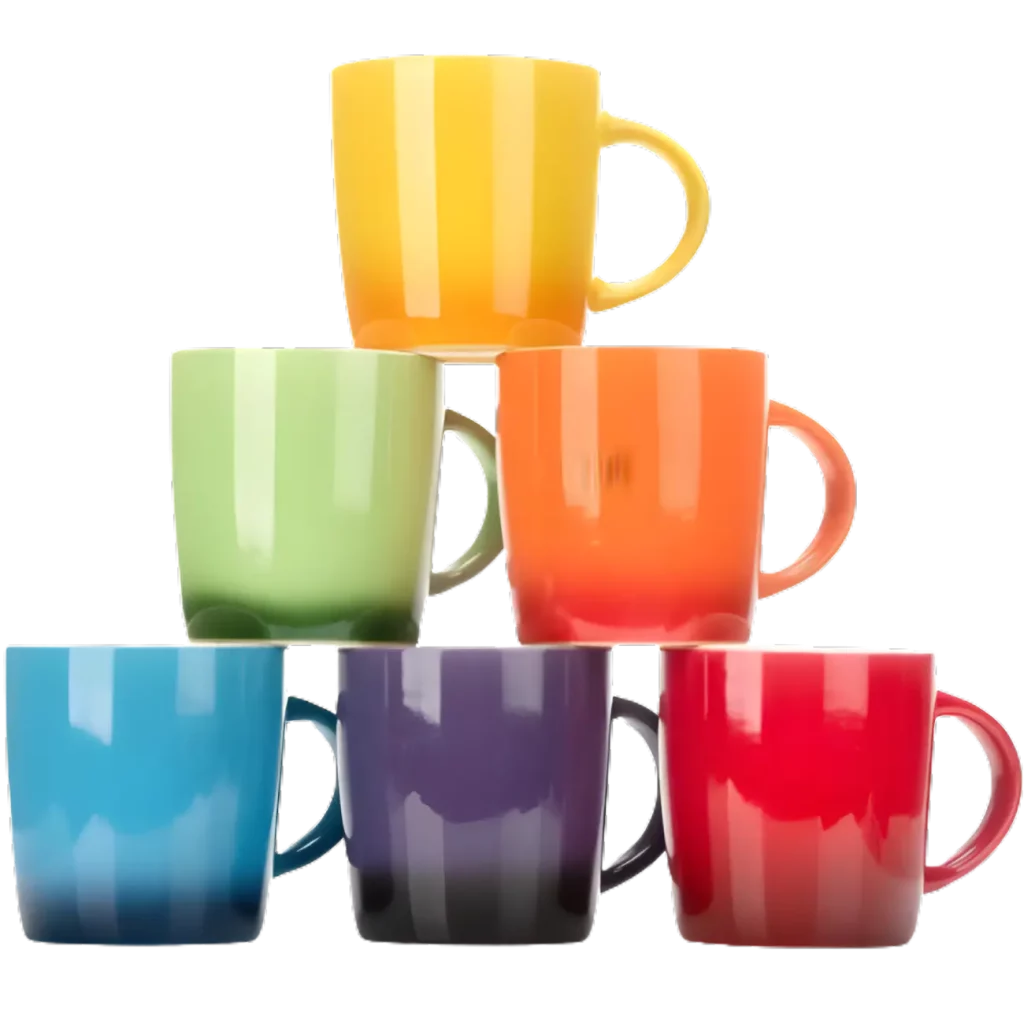 colorful mug collection inkhive printers