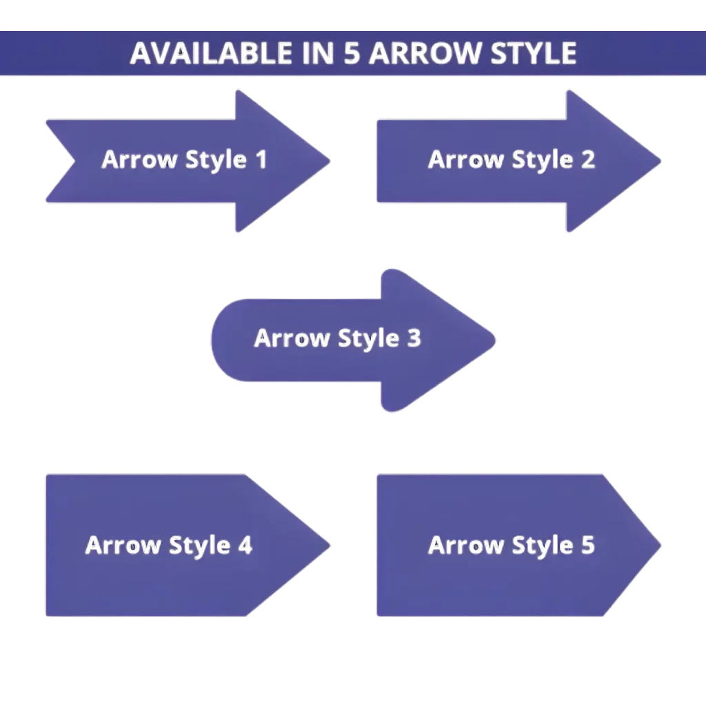 custom directional arrows printing