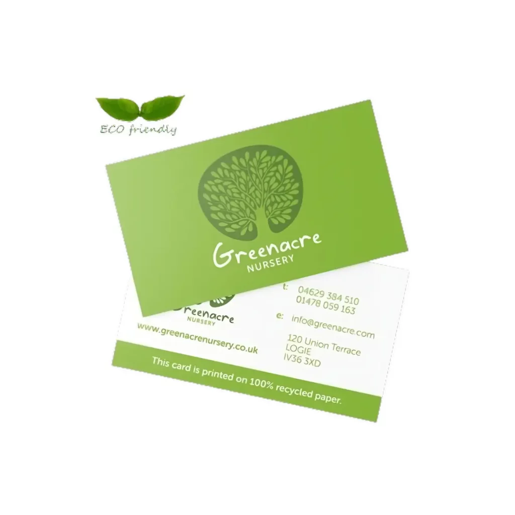 eco friendly business cards enfield uk