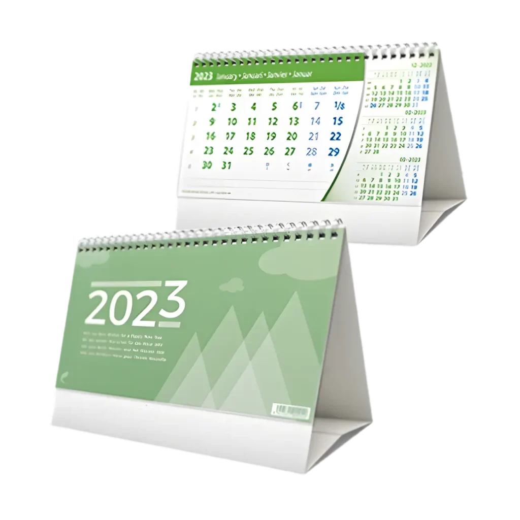 eco friendly desk calendars inkhive printers