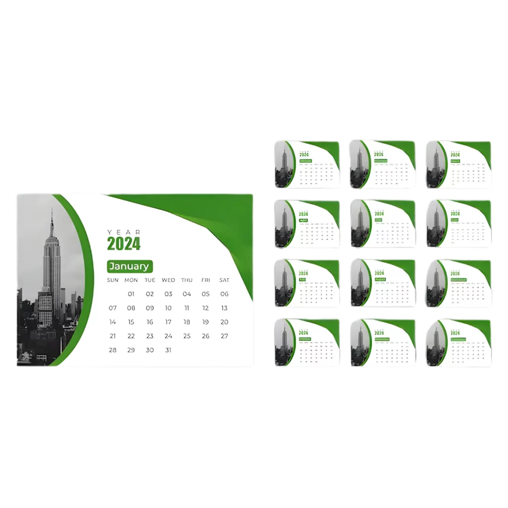 eco friendly desk calendars waltham cross inkhive printers