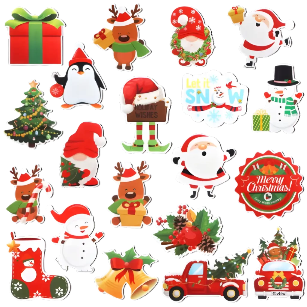 holiday themed magnets printing