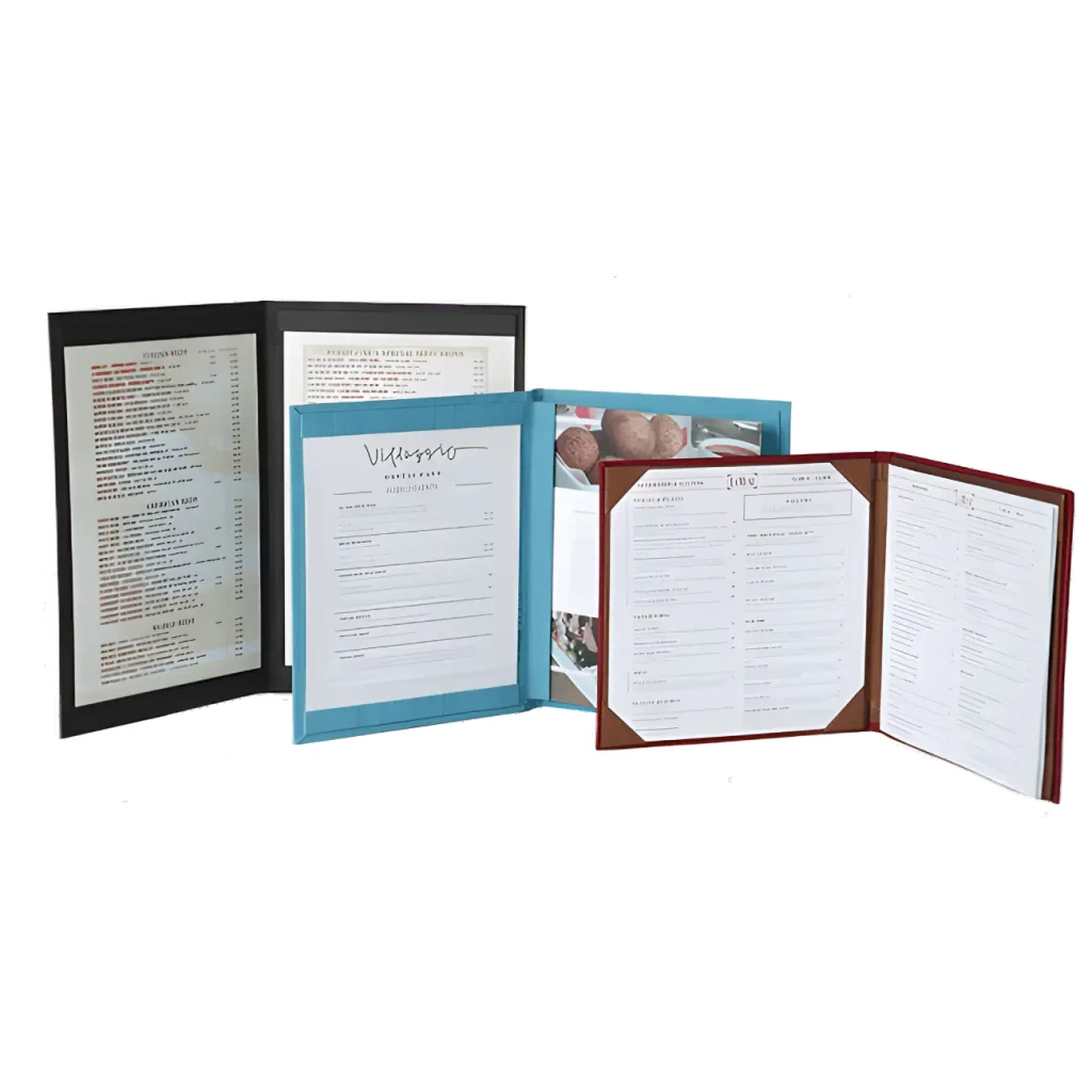 menu inserts printing