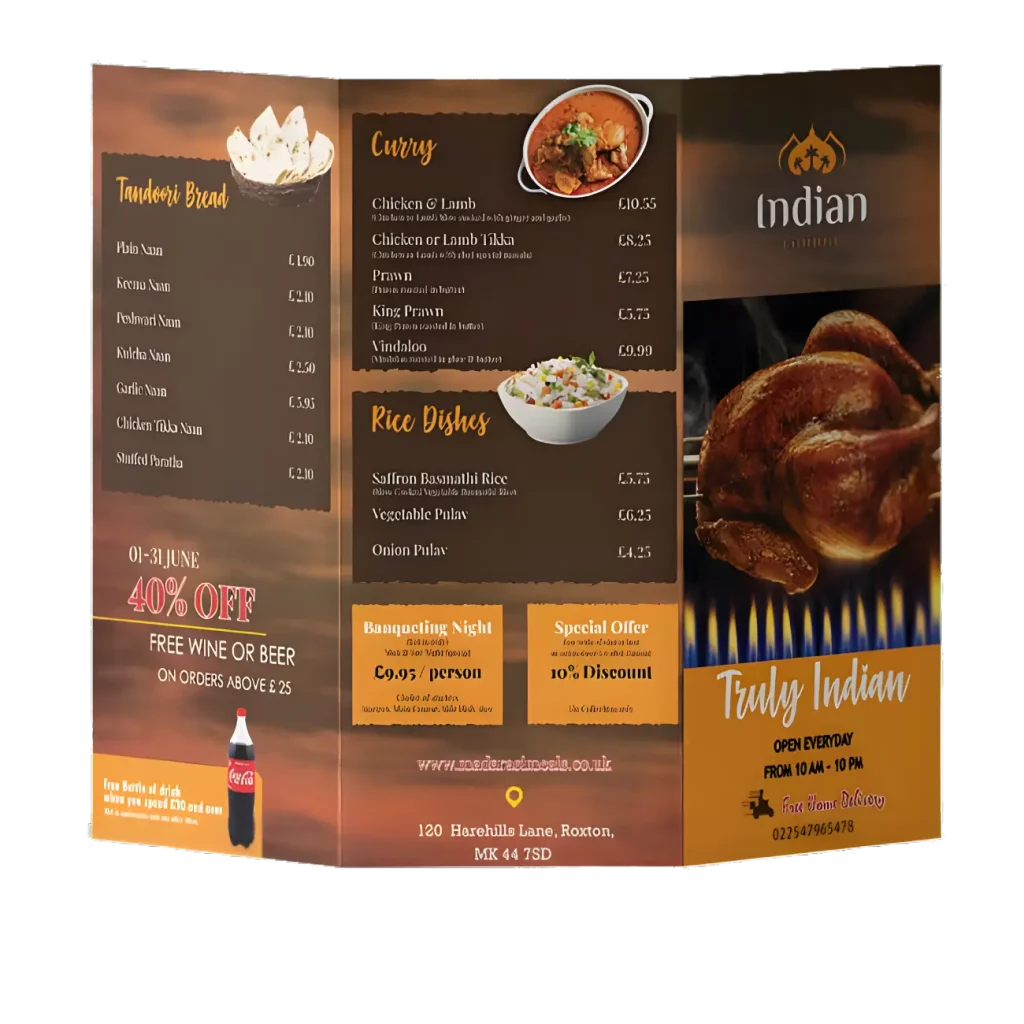 takeaway menus enfield