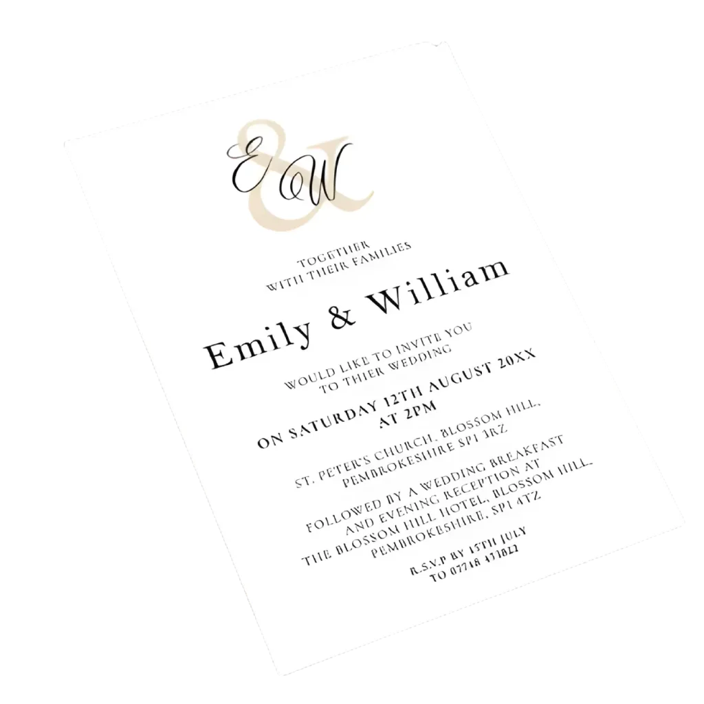 wedding invitations printing