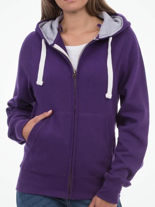 chunky zip hoodie