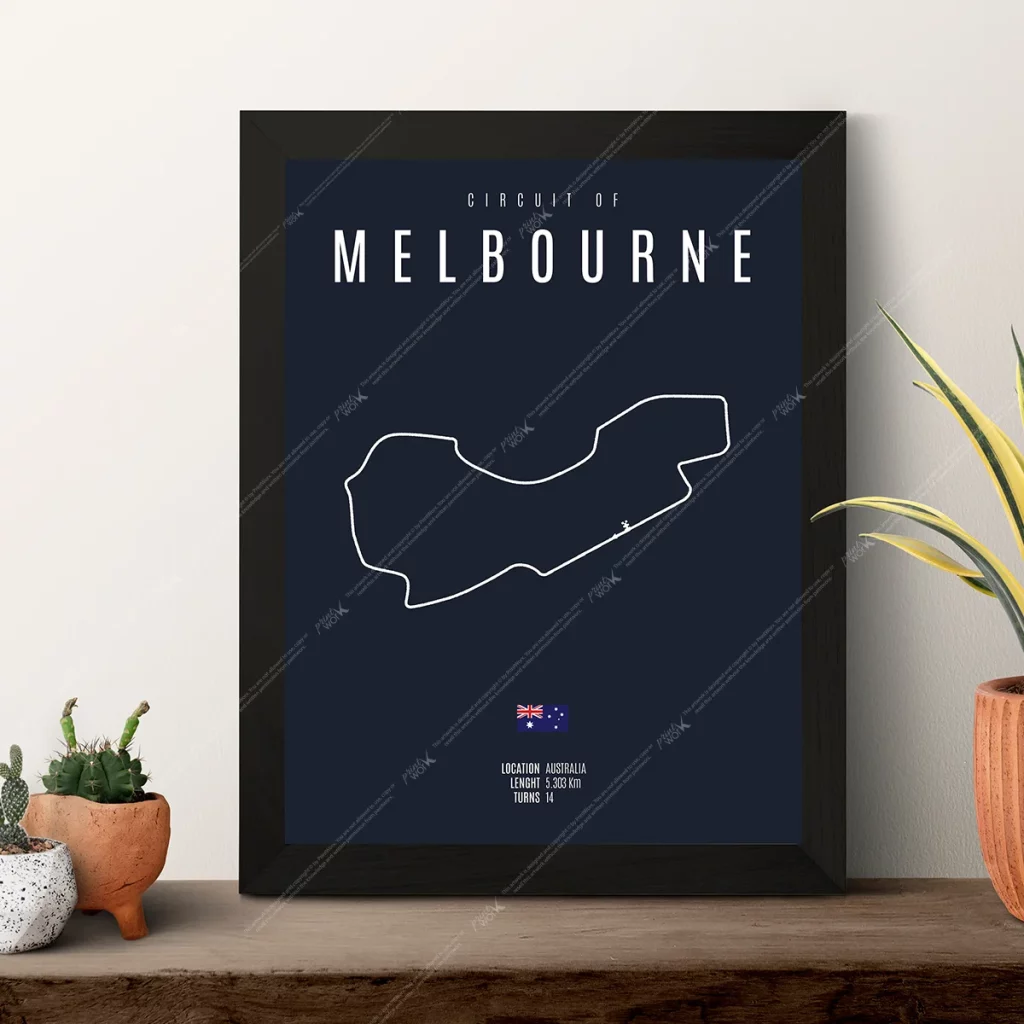 circuit map poster uk