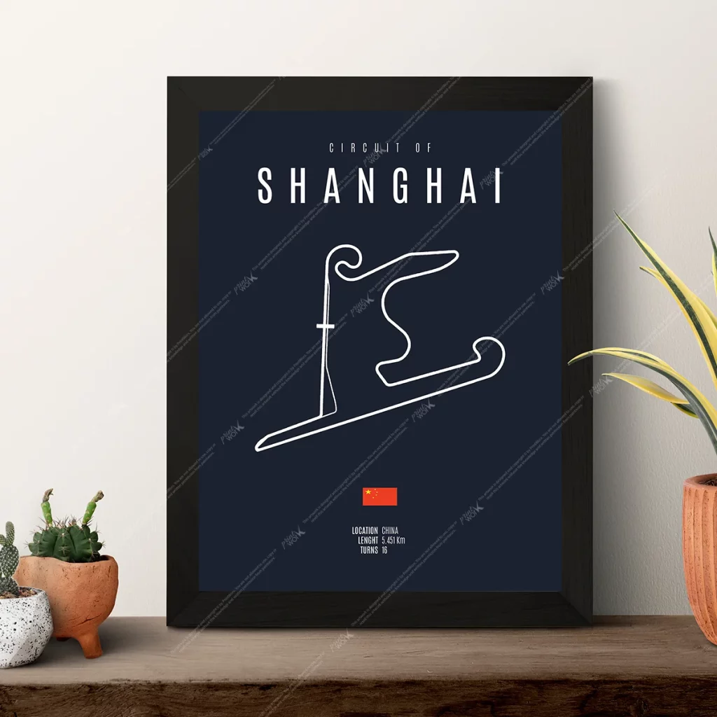 circuit of shanghai racing map