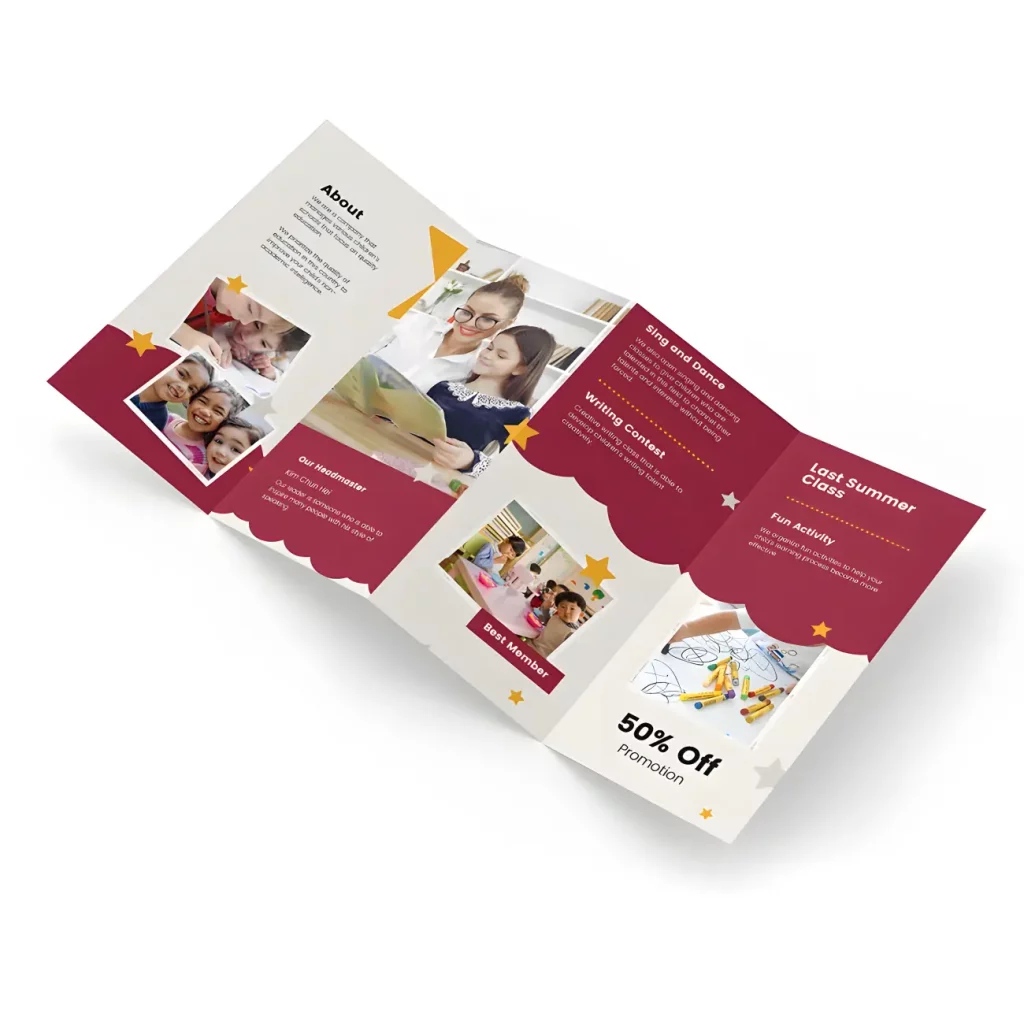 cross fold leaflets waltham cross inkhive printers