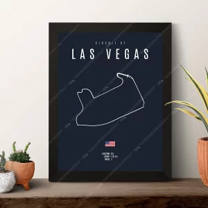 las vegas racing poster