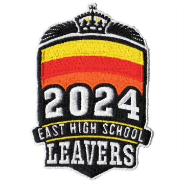 leavers hoodies front design embroidery 4