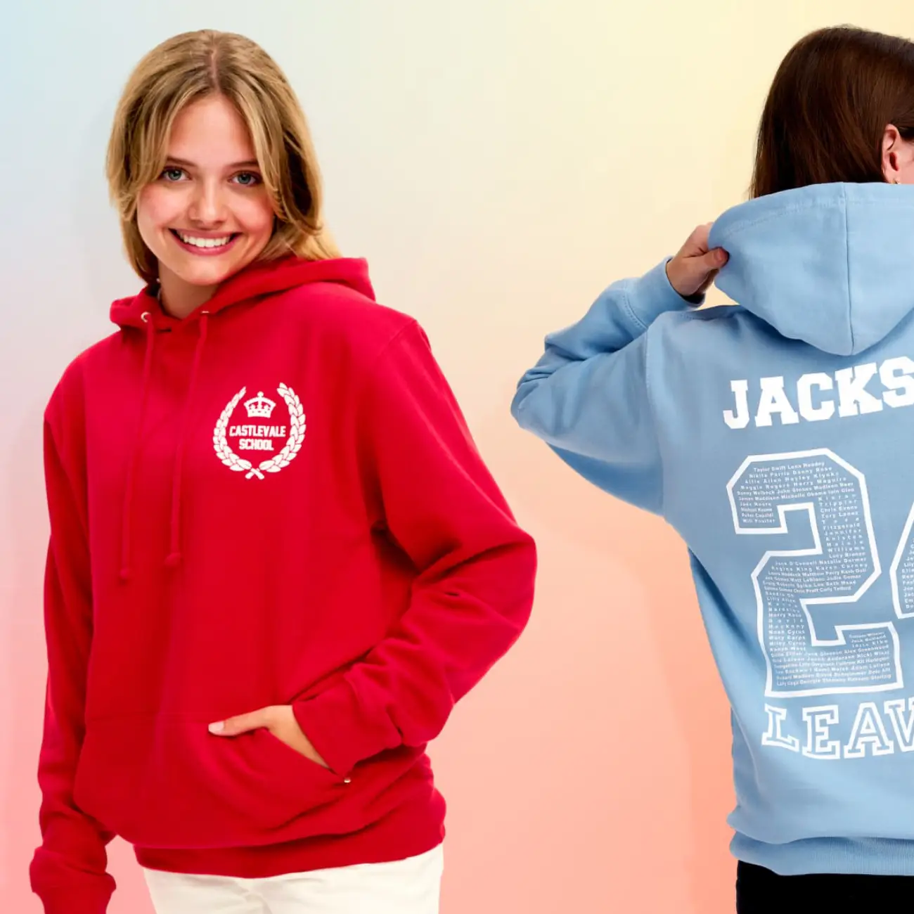 leavers hoodies