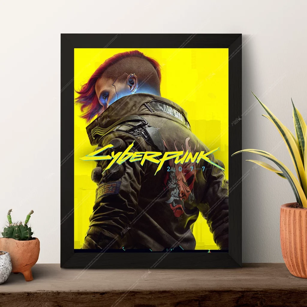 cyberpunk 2077 poster 2024 frame