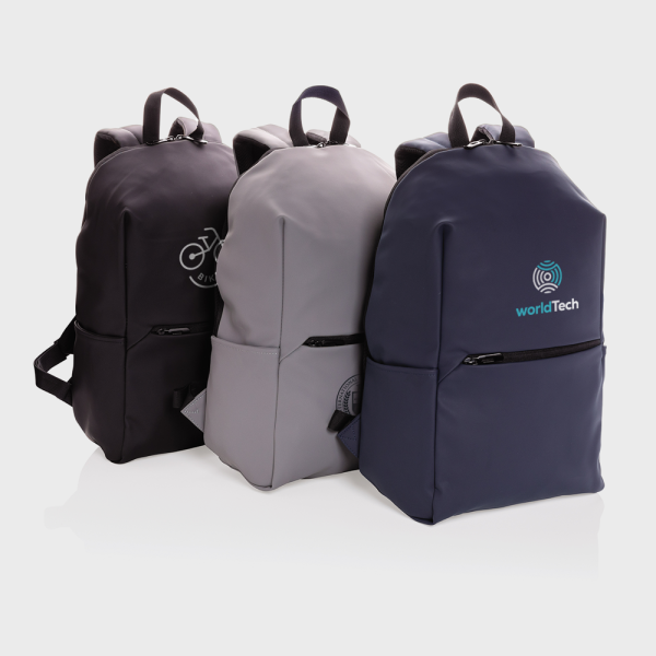 Smooth PU 15.6 laptop backpack PLP SQ.png