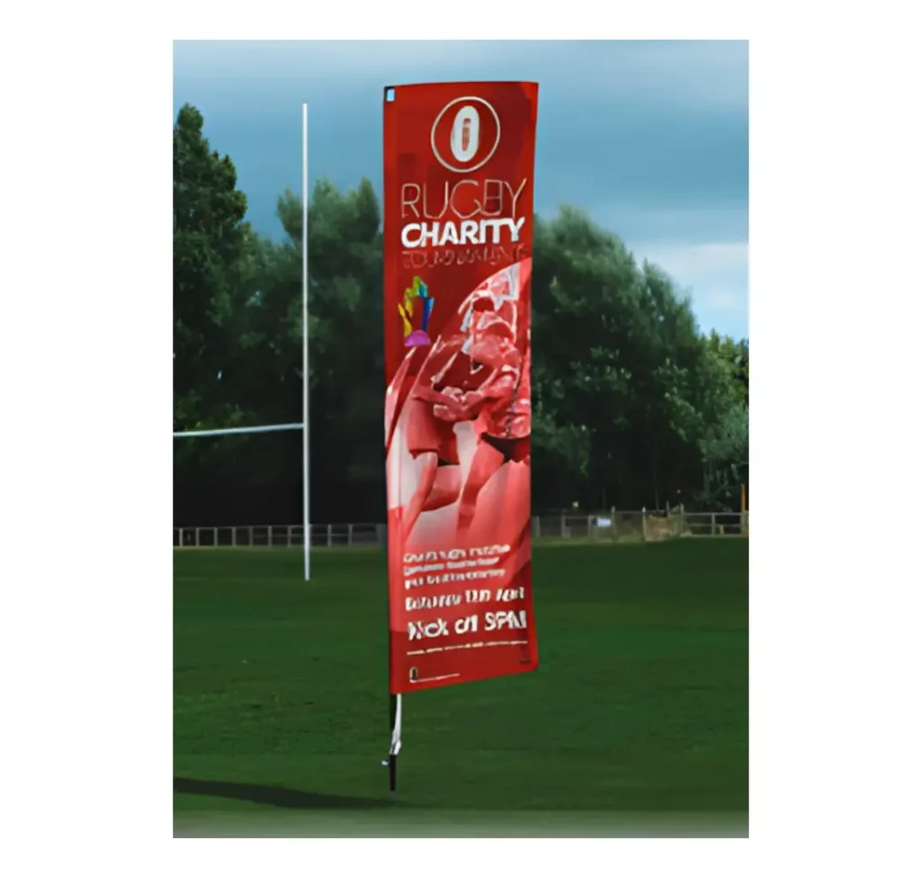 rectangle flying banner west london printers uk printers