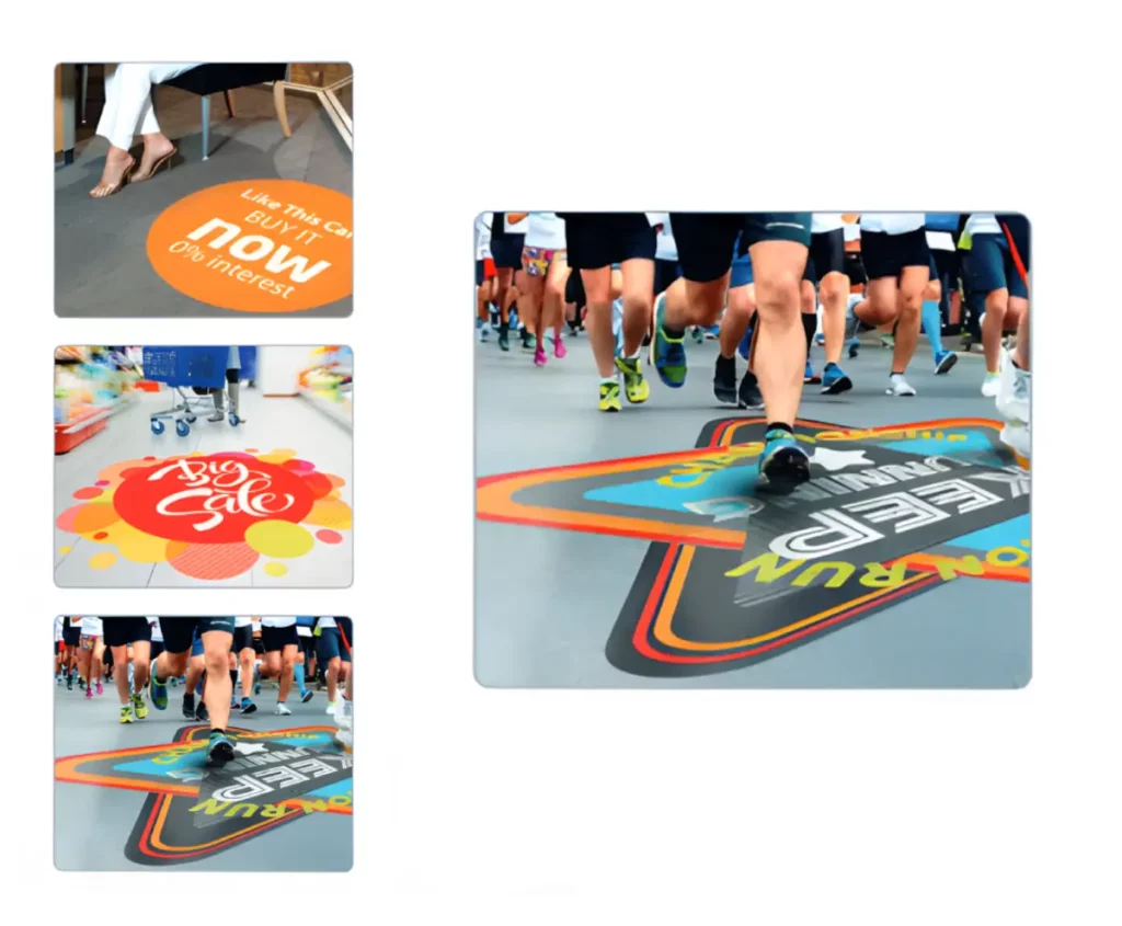 signtac self adhesive floor graphics west london printers uk