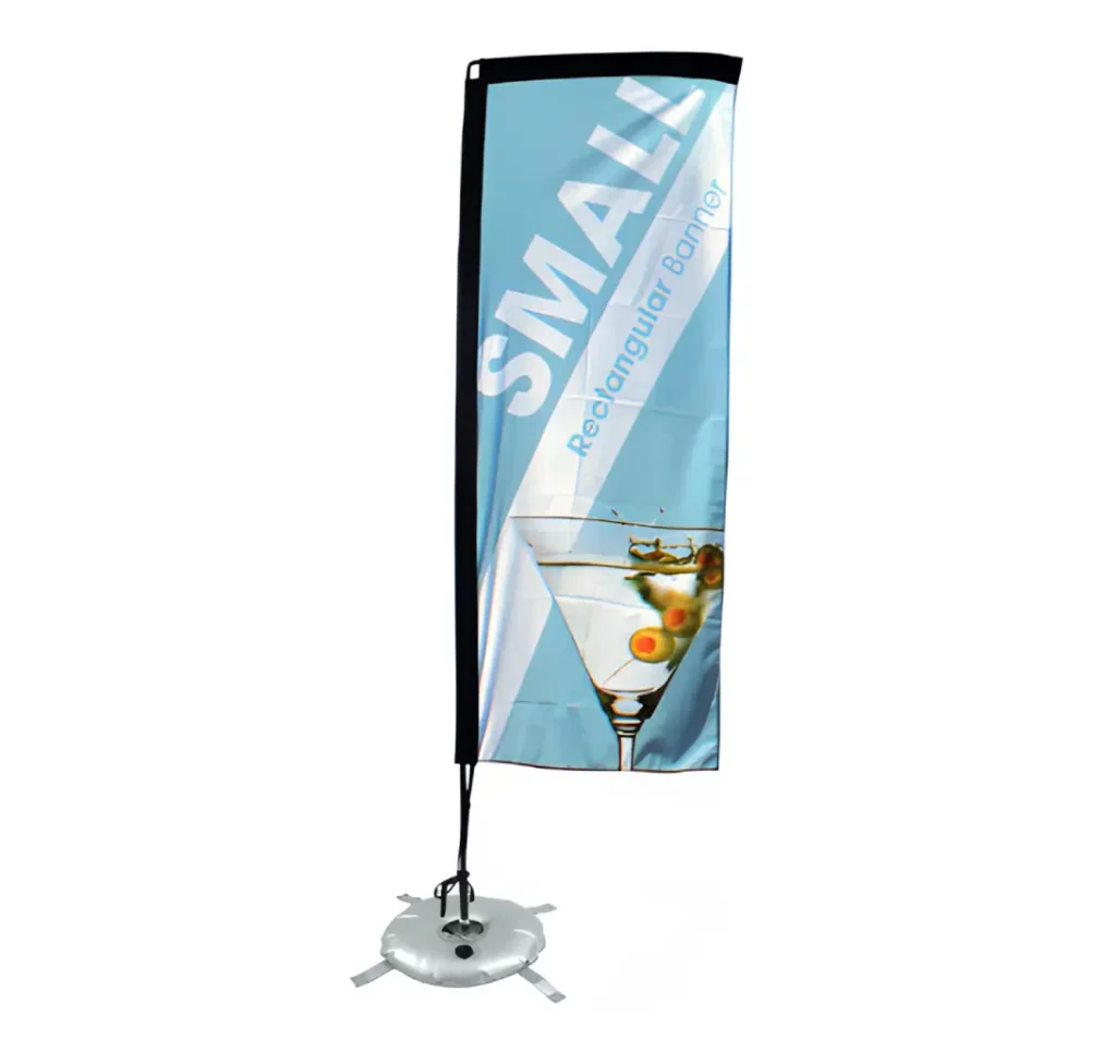 west london printers rectangle flying banner