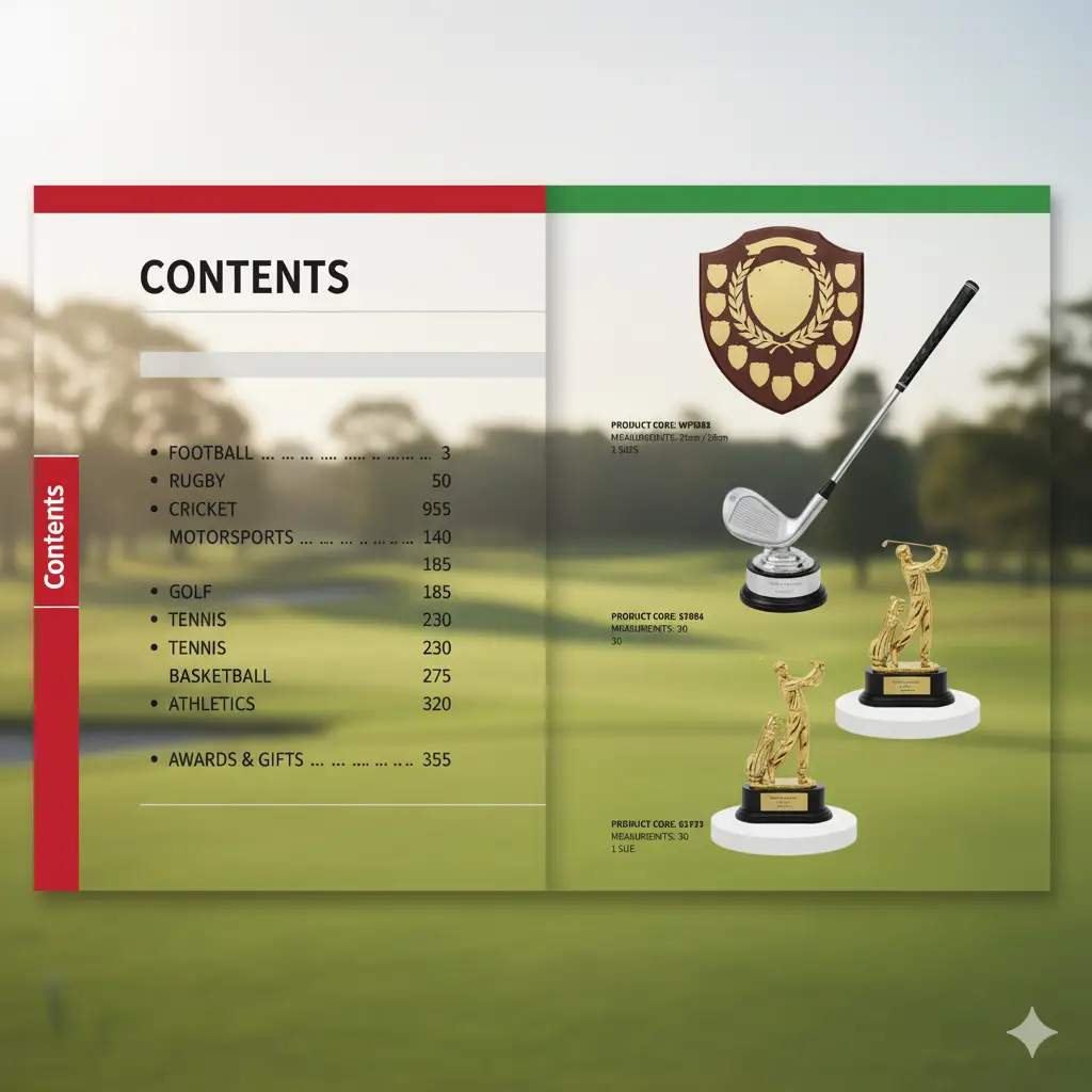 trophies awards medals catalogue